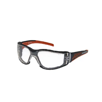 Safety Glasses Clear Foambound 12/pk