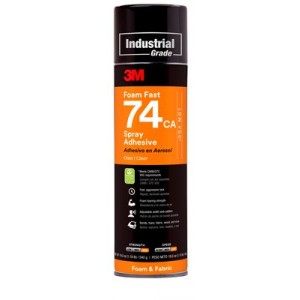 3M Foamfast 74 Orange Adhesive Spray Can 480g