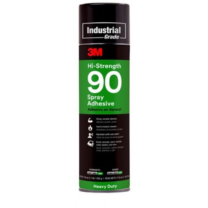 Buy 3M HiStrength 90 Spray Adhesive (500gm Aerosol) Online Australia.