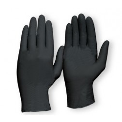 Black Nitrile Gloves Powder Free