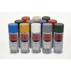 Stencilling Spray Ink